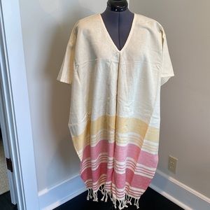 NWOT Caftan/cover up/poncho.